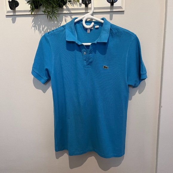 Polo Lacoste Blue Aqua - Picture 2 of 4